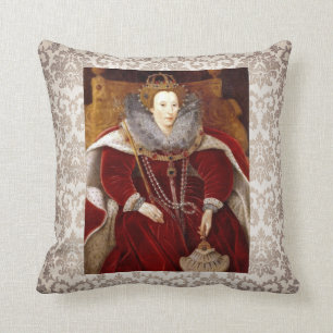 Cojín Decorativo Trajes rojos de Elizabeth I