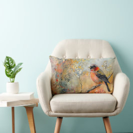 Cojín decorativo Tranquil Robin Lumbar de Otoño