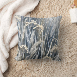 Cojín Decorativo Tranquil Wheat Wildflower Impressionist Design