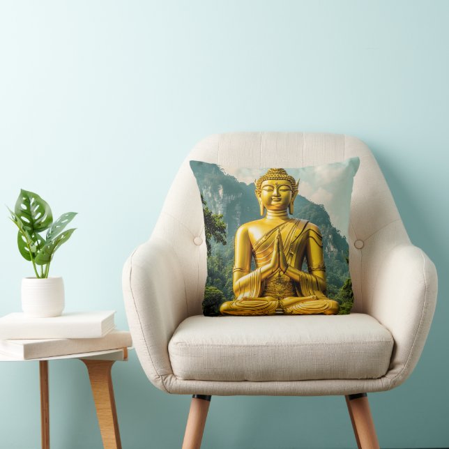 Cojín Decorativo Tranquilidad Dorada (Silla)