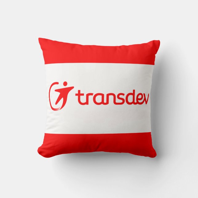 Cojín decorativo Transdev (Anverso)