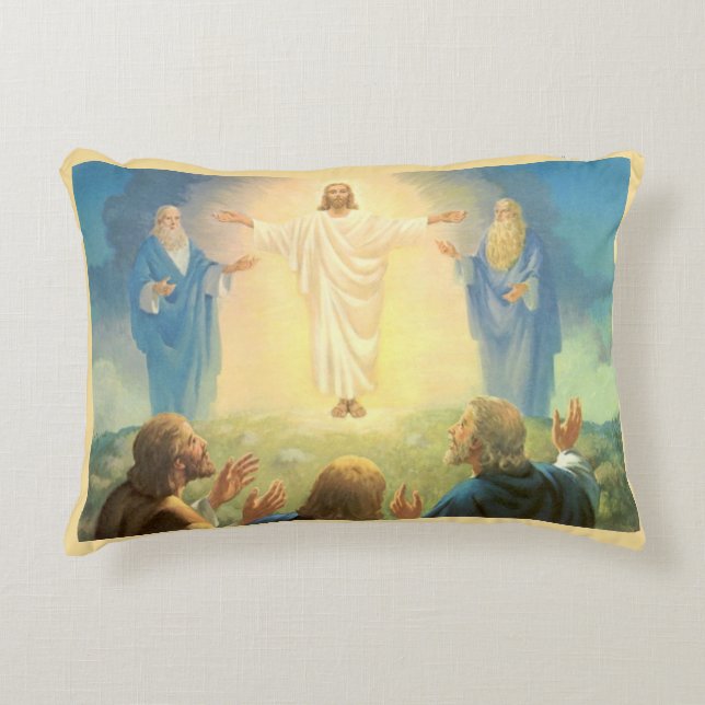 Cojín Decorativo Transfiguración de Jesucristo, Religión Antigüa (Anverso)