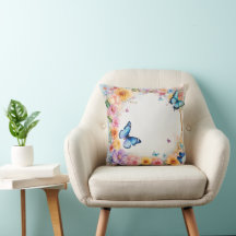 "Transforme tu espacio: hermoso Cushion mariposa