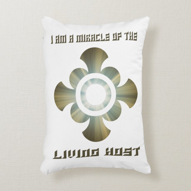 Cojín Decorativo Transfundamentación en la Eucaristía Santa (Frente (Vertical))