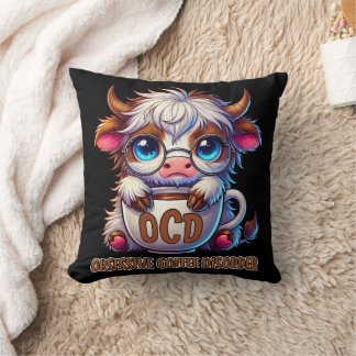 Cojín Decorativo Trastorno Obsesivo del Café