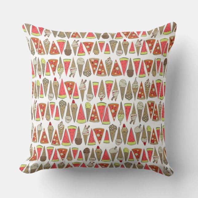 Cojín Decorativo trata el blanco (Anverso)