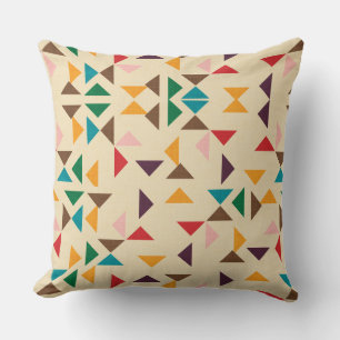 Cojín Decorativo Trazo triangular kilim beige