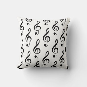 Cojín Decorativo Treble Clef Musical Pillow