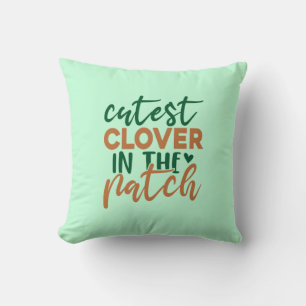 Cojín Decorativo Trébol más lindo del parche de San Patricio-60863