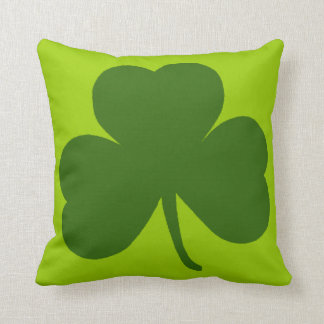 Cojín Decorativo Trébol verde clásico