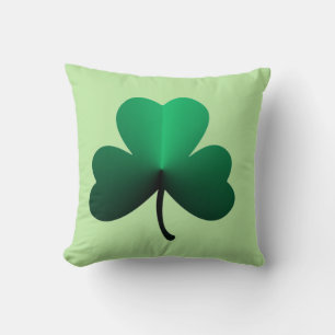 Cojín Decorativo Trébol verde de tres hojas