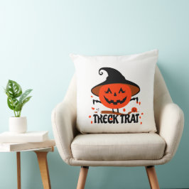 Cojín Decorativo Treck Trat Pumpkin Sonriente