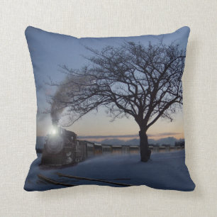 Cojín Decorativo "Tren del navidad de Timmy "