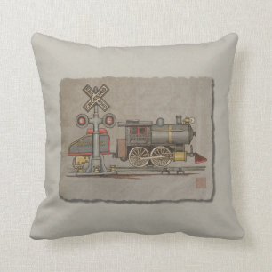Cojín Decorativo Tren eléctrico del juguete