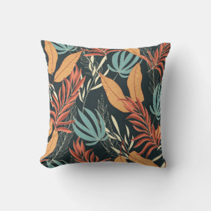 Cojín Decorativo Trend seamless tropical pattern with bright yellow