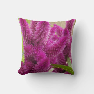Cojín Decorativo Trend Throw Pillow With Picture Of Celosia Flower