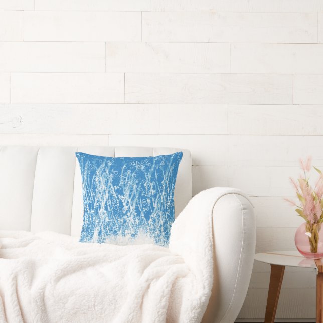 Cojín decorativo trendy Blue Splash (Sofá)