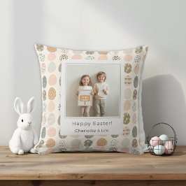 Cojín Decorativo Trendy Pastel Easter Photo Throw Pillow | Personal