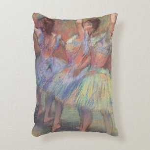 Cojín Decorativo Tres bailarinas de Edgar Degas, Arte de ballet vin