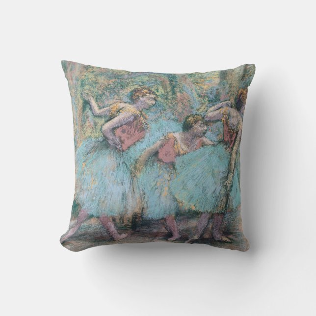 Cojín Decorativo Tres bailarinas Edgar Degas (Anverso)
