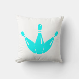 Cojín Decorativo Tres bolos azul acuático