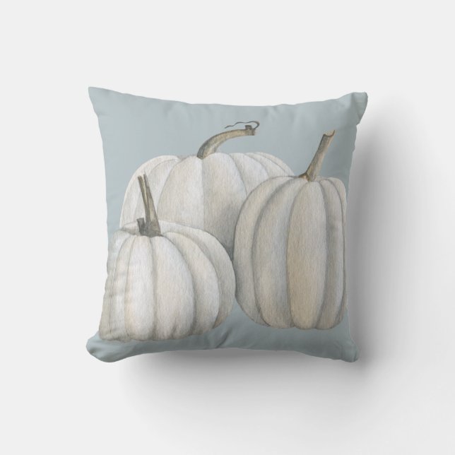 Cojín Decorativo Tres calabazas blancas (Anverso)