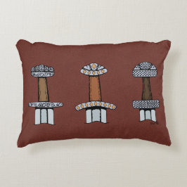 Cojín Decorativo Tres colinas de espadas vibrantes