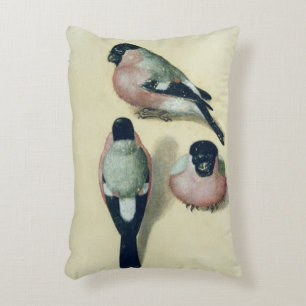 Cojín Decorativo Tres estudios de un bullfinch