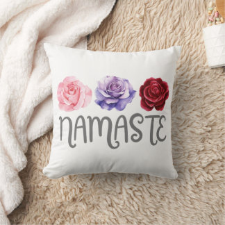 Cojín Decorativo Tres flores: Namaste
