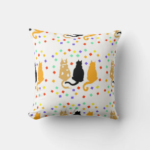 Cojín Decorativo Tres gatos