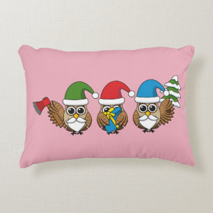 Cojín Decorativo Tres graciosos Navidades Gnome Owes