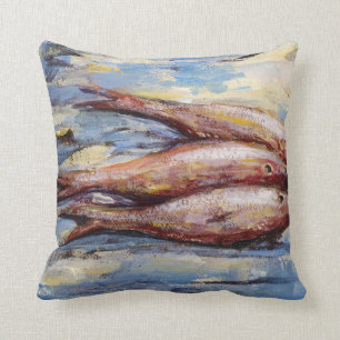 Cojín Decorativo Tres pescados