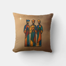 Cojín Decorativo Tres Reyes Magos Abstractos