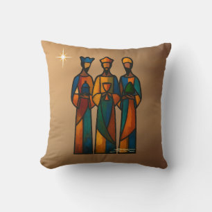 Cojín Decorativo Tres Reyes Magos Abstractos
