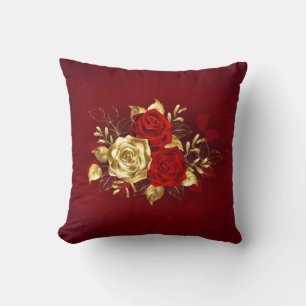 Cojín Decorativo Tres Rosas Joyas
