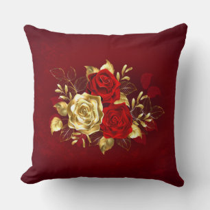 Cojín Decorativo Tres Rosas Joyas