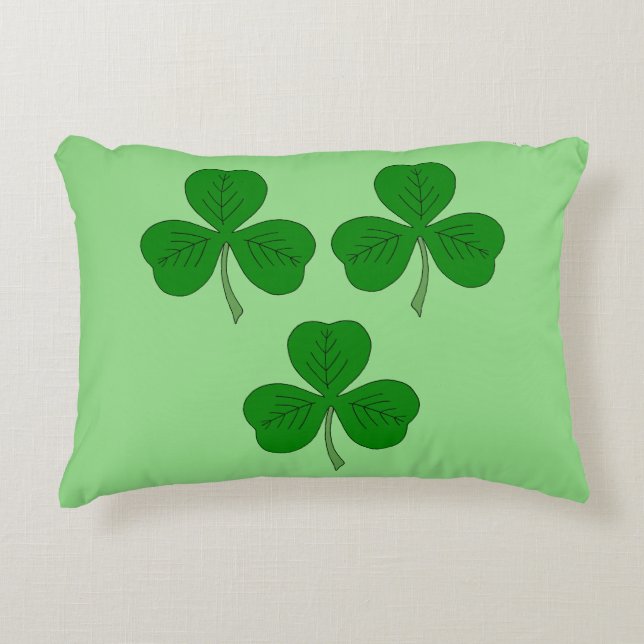 Cojín Decorativo Tres Shamrock (Anverso)