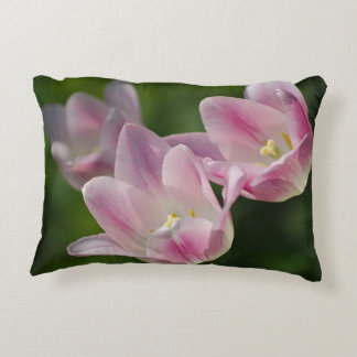Cojín Decorativo Tres tulipanes rosados