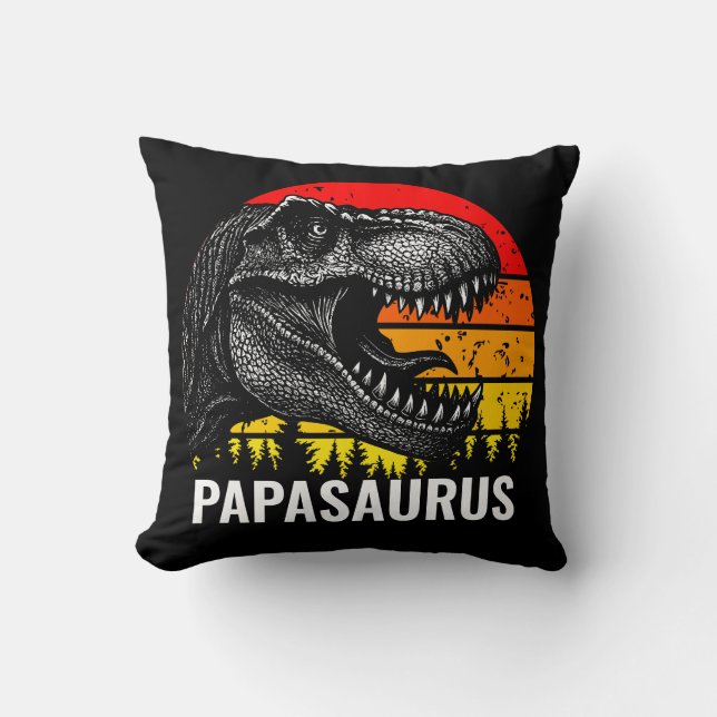 Cojín Decorativo Trex Papasaurus (Anverso)
