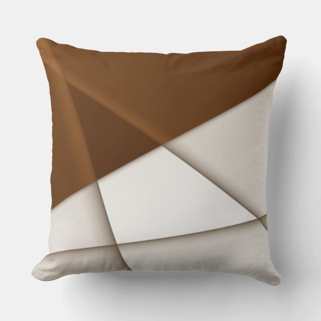 Cojín Decorativo Triángulo inclinado con sombra, estilo clásico mod (Anverso)