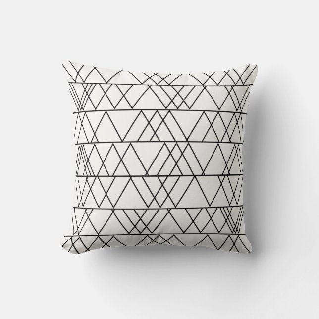 Cojín Decorativo Triángulos (Anverso)