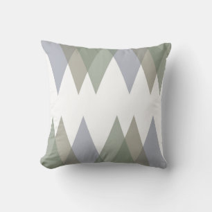 Cojín Decorativo Triángulos de Khaki