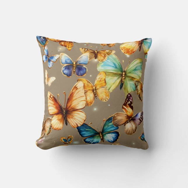 Cojín Decorativo Triángulos, hexágonos o formas abstractas. (Anverso)