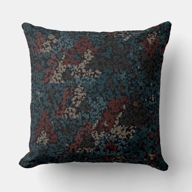 Cojín Decorativo Triángulos que Bailan (Anverso)