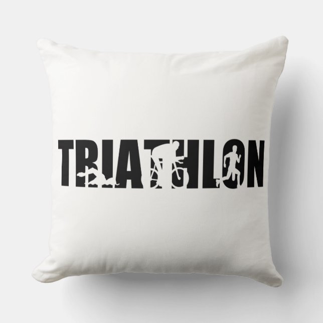 Cojín Decorativo Triathlon (Anverso)