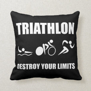 Cojín Decorativo Triatlón destruido