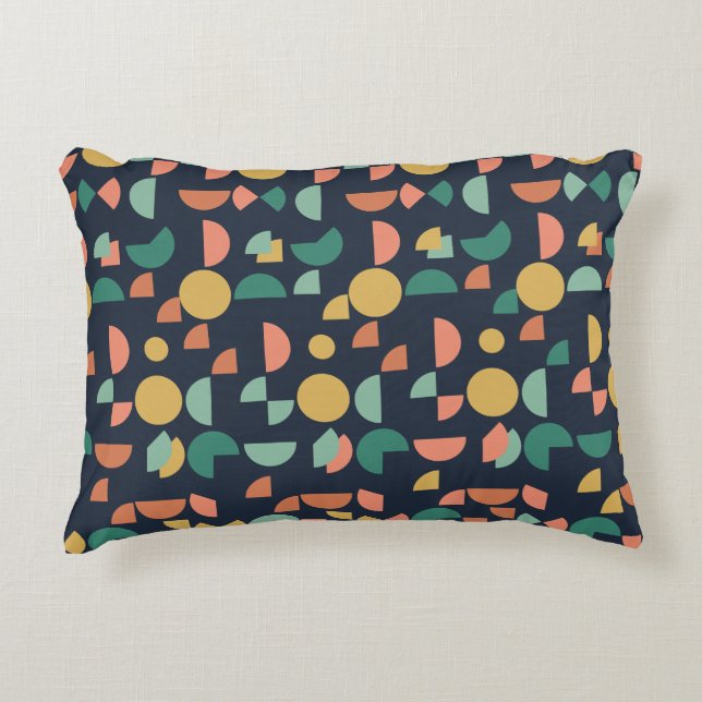 Cojín Decorativo Tribal Geométrica Retro Moderno y Elegante (Anverso)