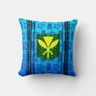 Cojín Decorativo Tribal Tiki Kanaka Maoli