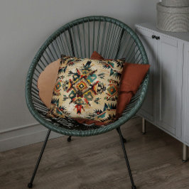 Cojín Decorativo Tribu de arte étnico nativa estadounidense