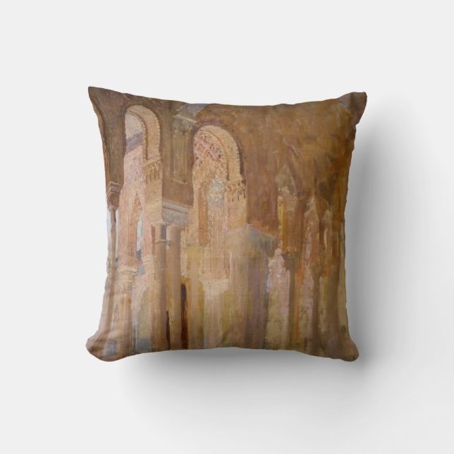 Cojín Decorativo Tribunal de los Leones, Alhambra (por Henri Regnau (Anverso)